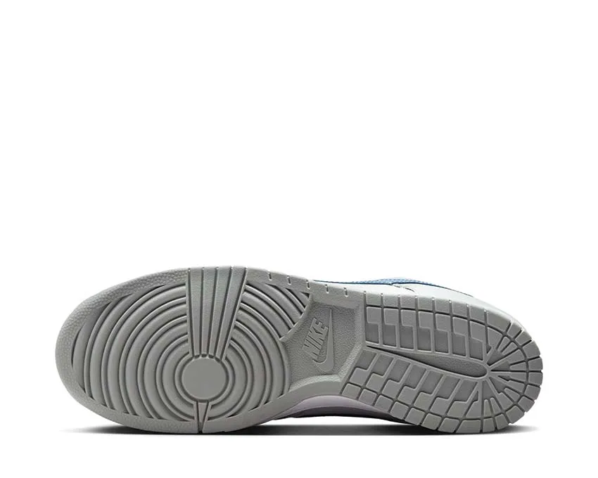 Modern Design Train Trip Nike Dunk Low QS "Silver Blue"