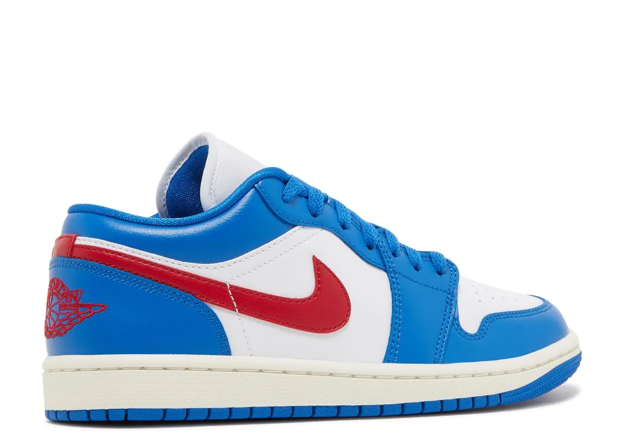 Air Jordan 1 Low Sport Blue Gym Red Chic Walk