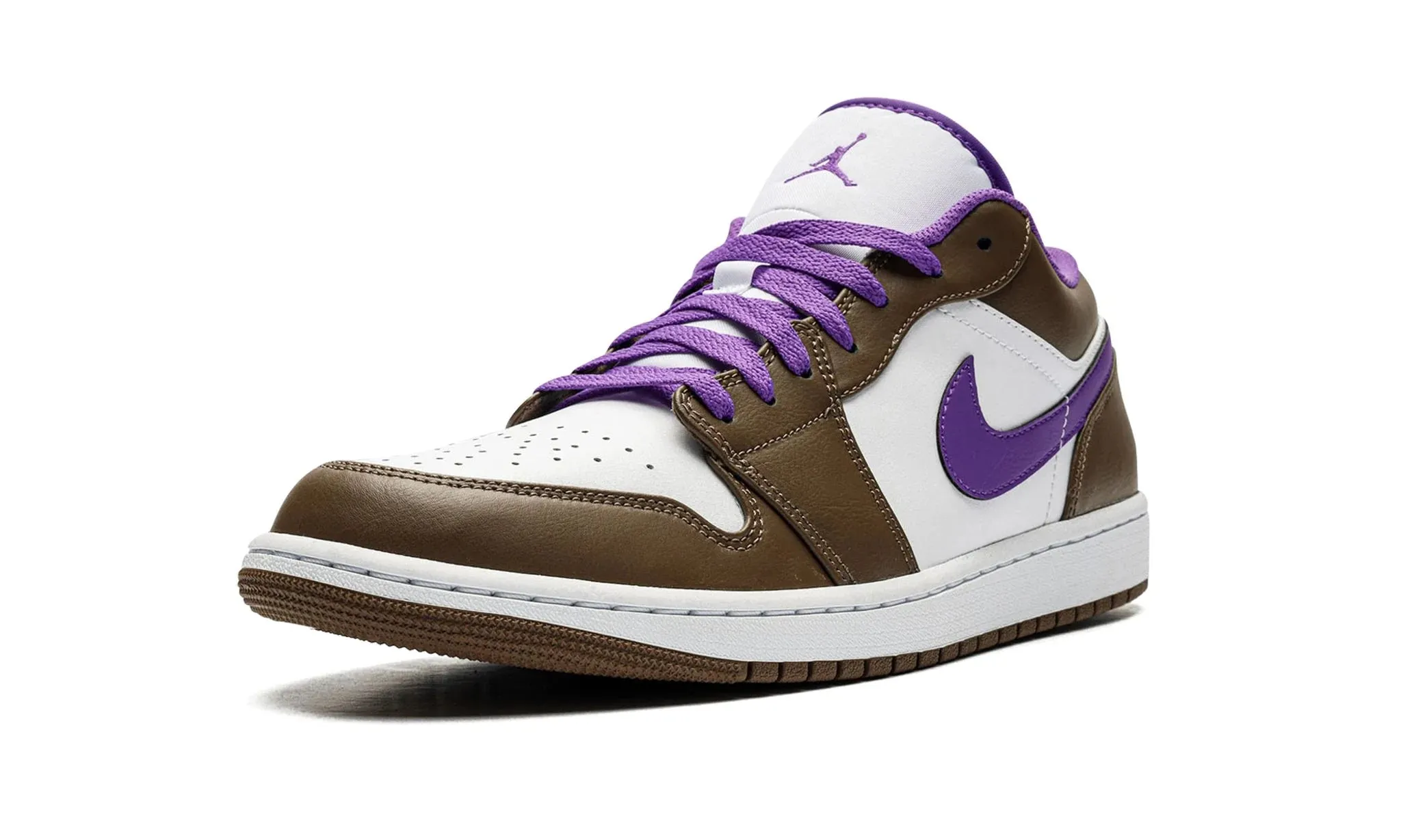 Game Fit Reinforced Seams Air Jordan 1 Low Purple Mocha/Palomino