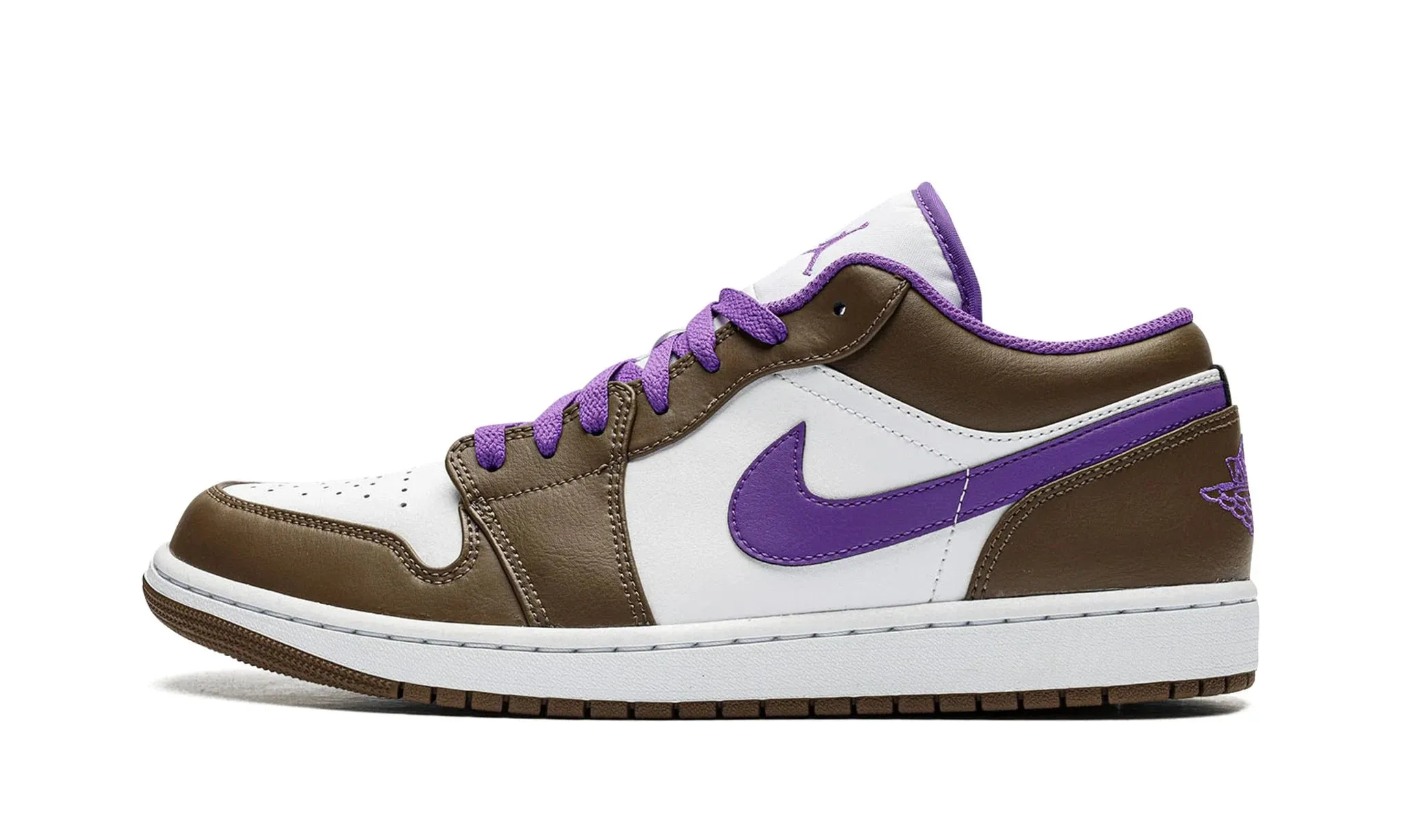 Outdoor Fun Craftsmanship Air Jordan 1 Low Purple Mocha/Palomino