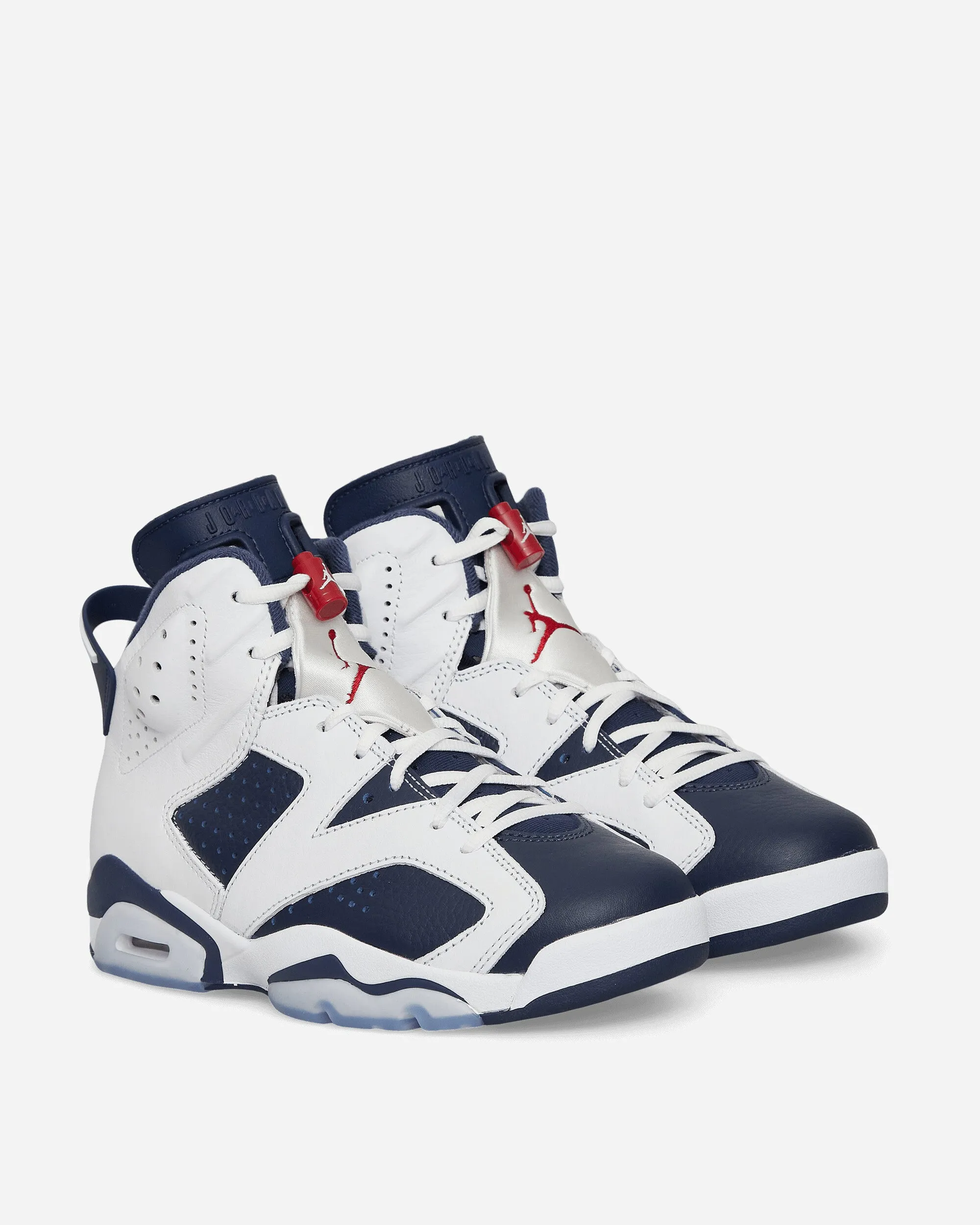 Air Jordan 6 Retro (GS) Sneakers White / Midnight Navy Mesh Cool