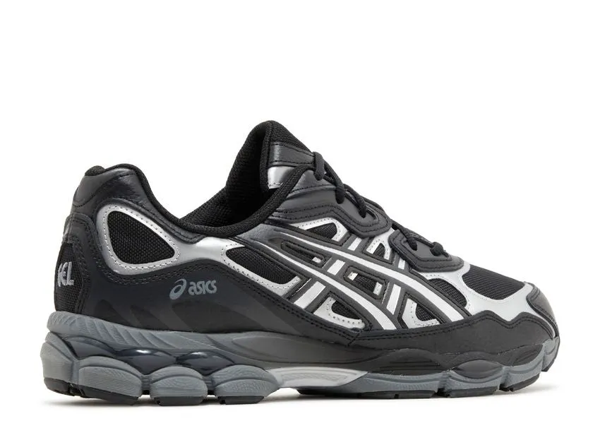 Asics Gel-NYC Black Graphite Grey Sculpted comfort Dynamic Feel
