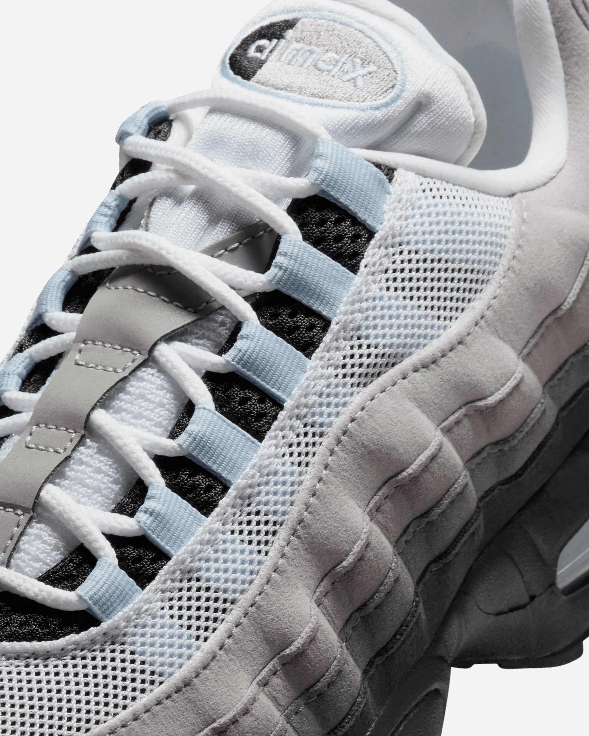 Sky Blue Sun Guard Women's Air Max 95 'Big Bubble' Sneakers Blue Tint