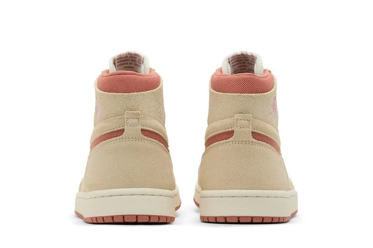 Stylish Minimal Air Jordan 1 High Zoom Comfort 2 'Sail Burnt Sunrise'