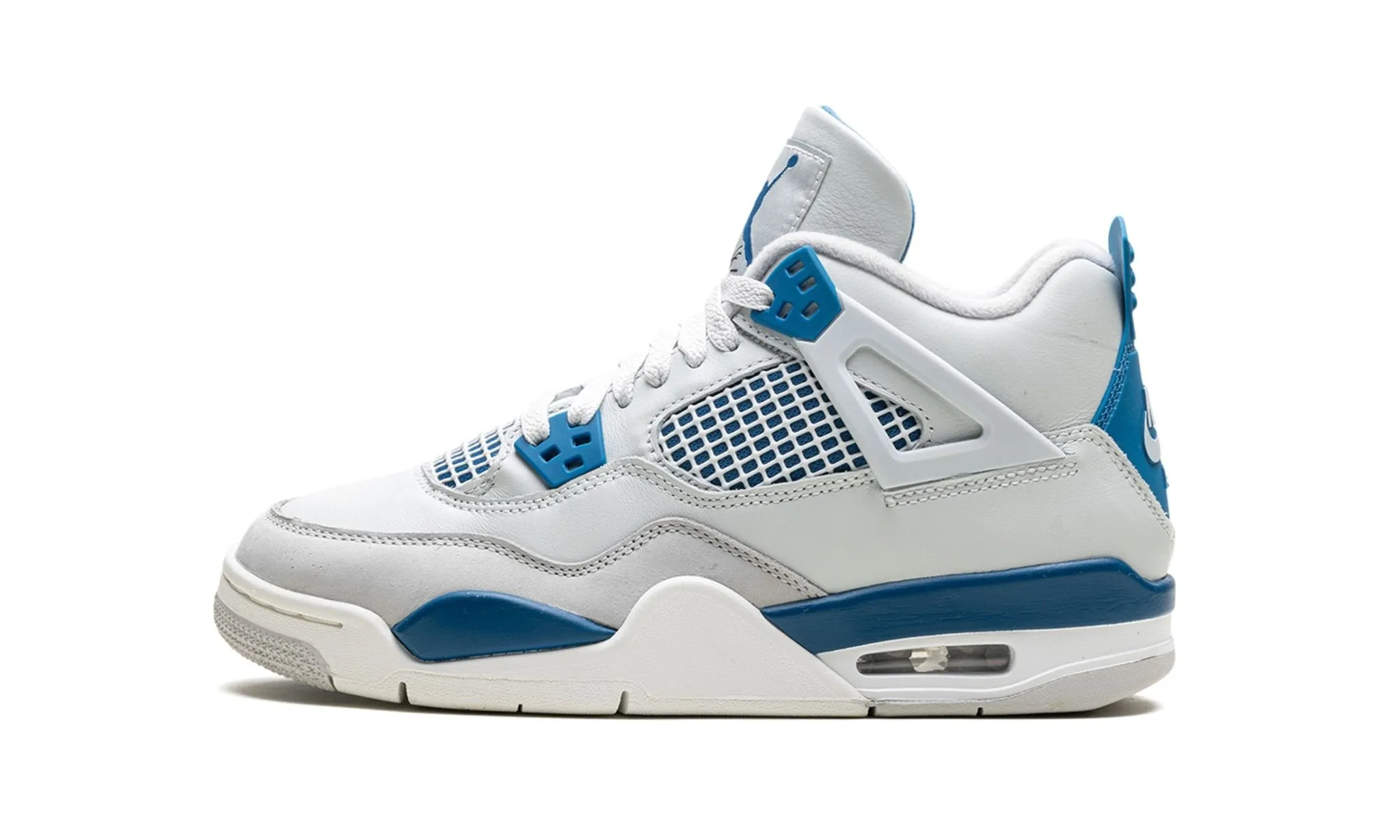 Comfy Walking Herd Path Jordan 4 Retro "Military Blue" Grade School (2024)