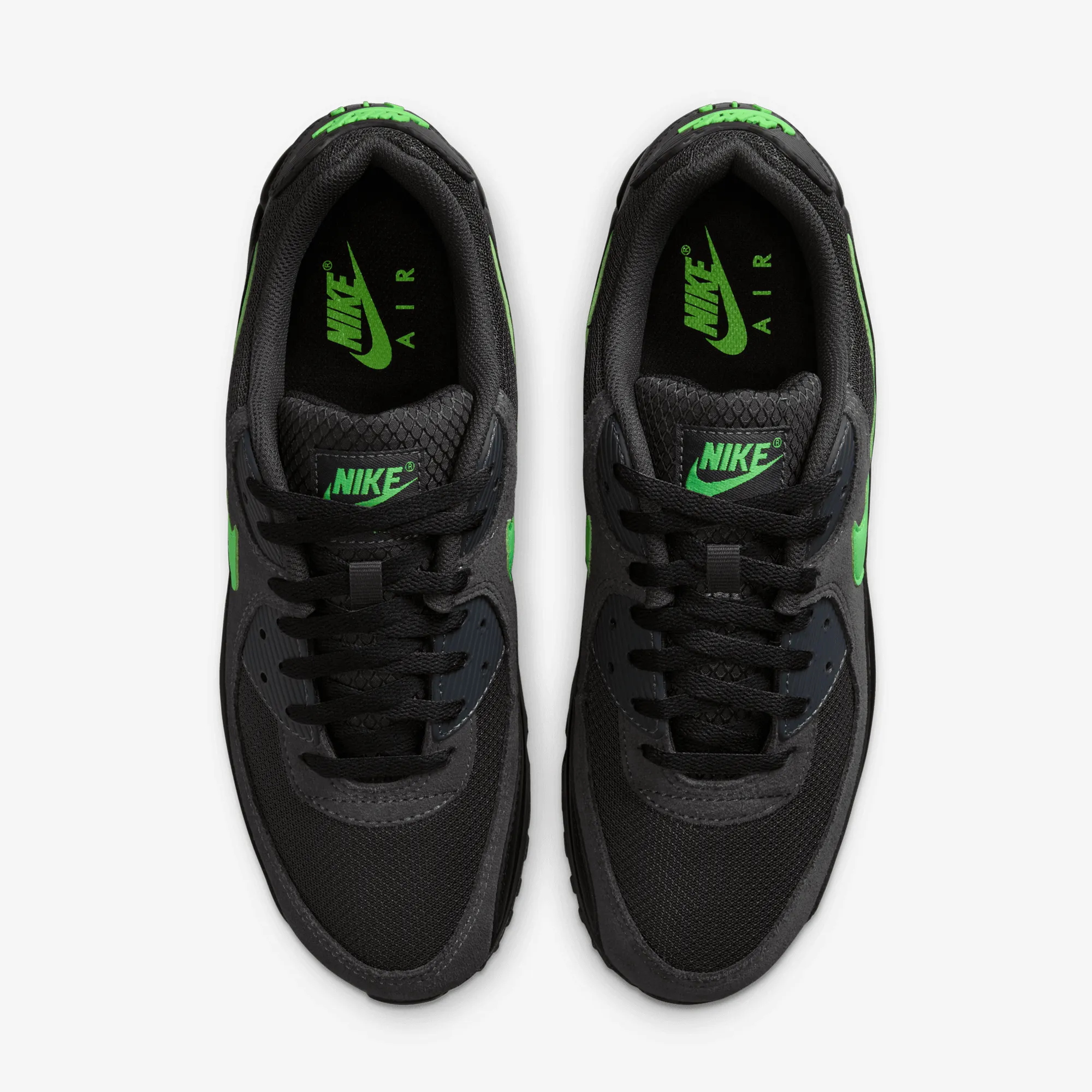 Comfort Shank Concert Mood Nike | AIR MAX 90 { ANTHRACITE/GREEN STRIKE-BLACK