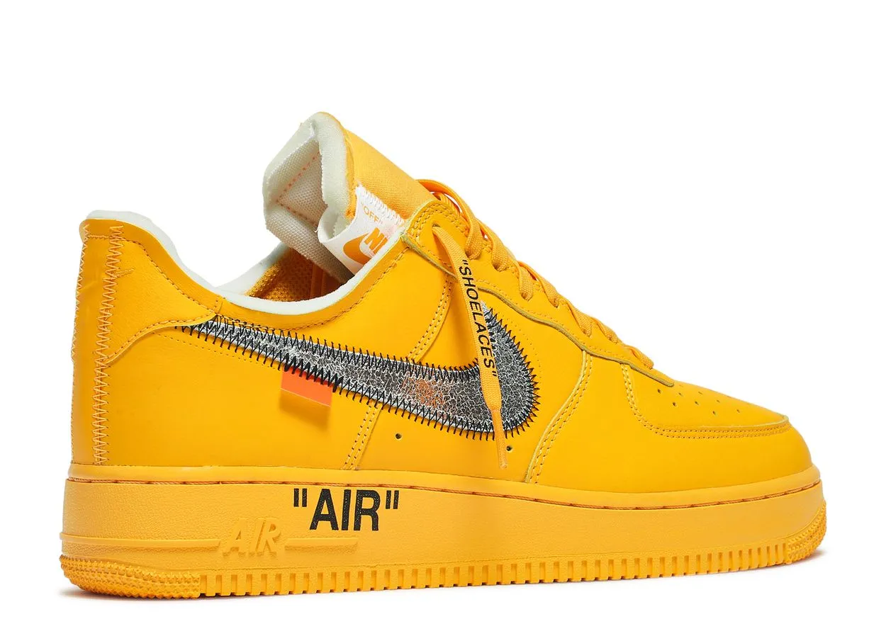 Urban Friendly Nike Air Force 1 Low Off-White ICA University Gold