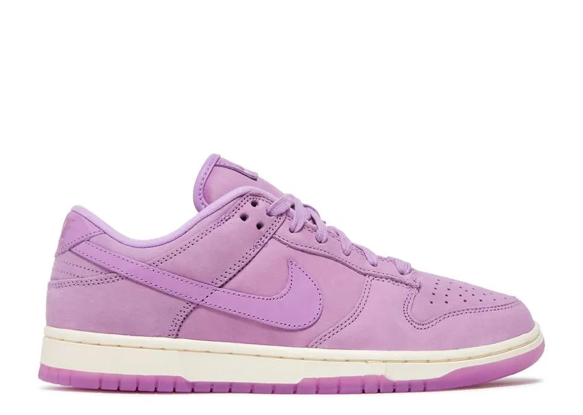 Peach Soft Edge Step Nike Dunk Low PRM MF Rush Fuchsia