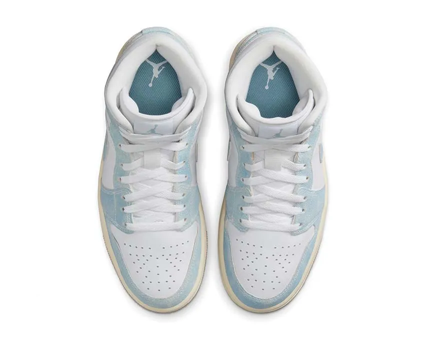 Air Jordan 1 Mid SE W "Denim" Smooth Surface