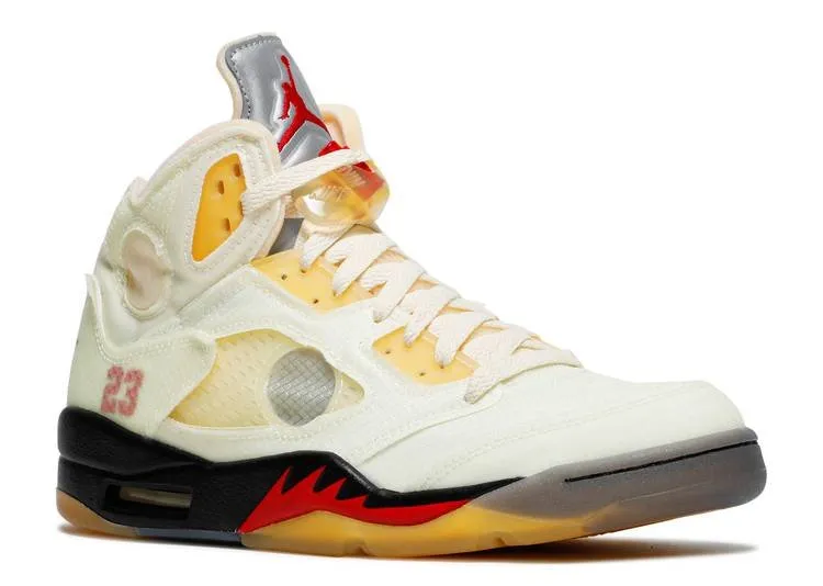 Stable Support Air Jordan 5 Retro Off-White Sail
