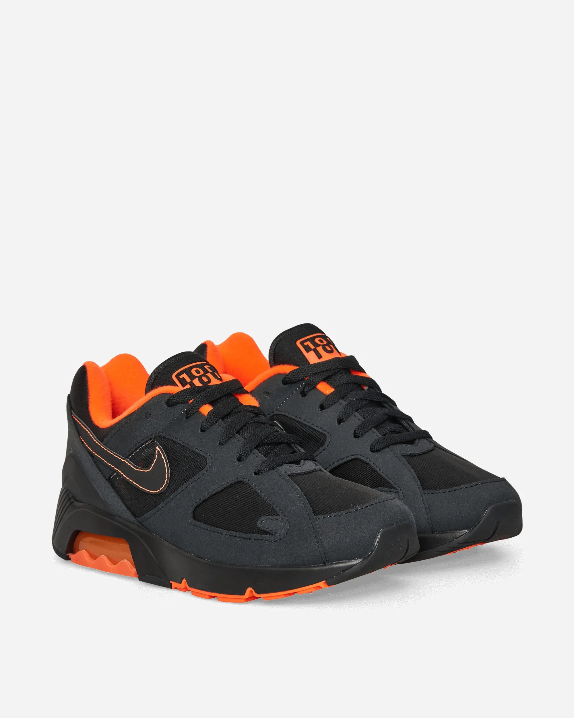 Moon Tone Silver Shine Air 180 Sneakers Black / Hyper Crimson
