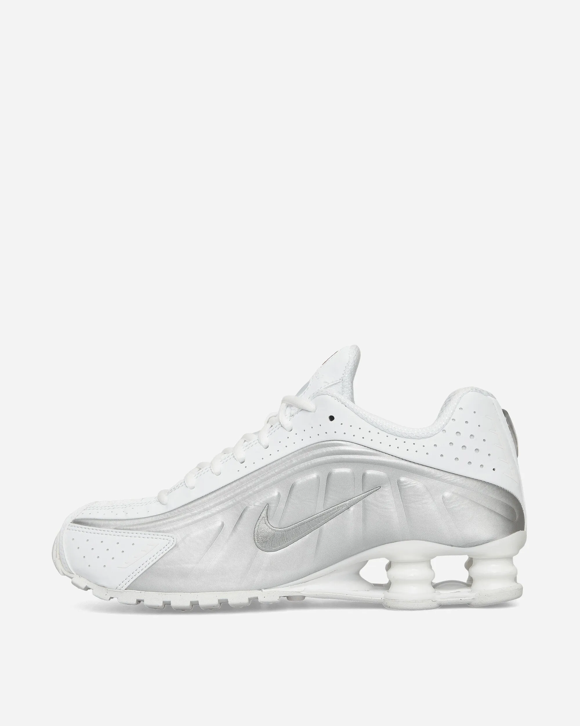 Shox R4 Sneakers White / Metallic Silver Clear Glow