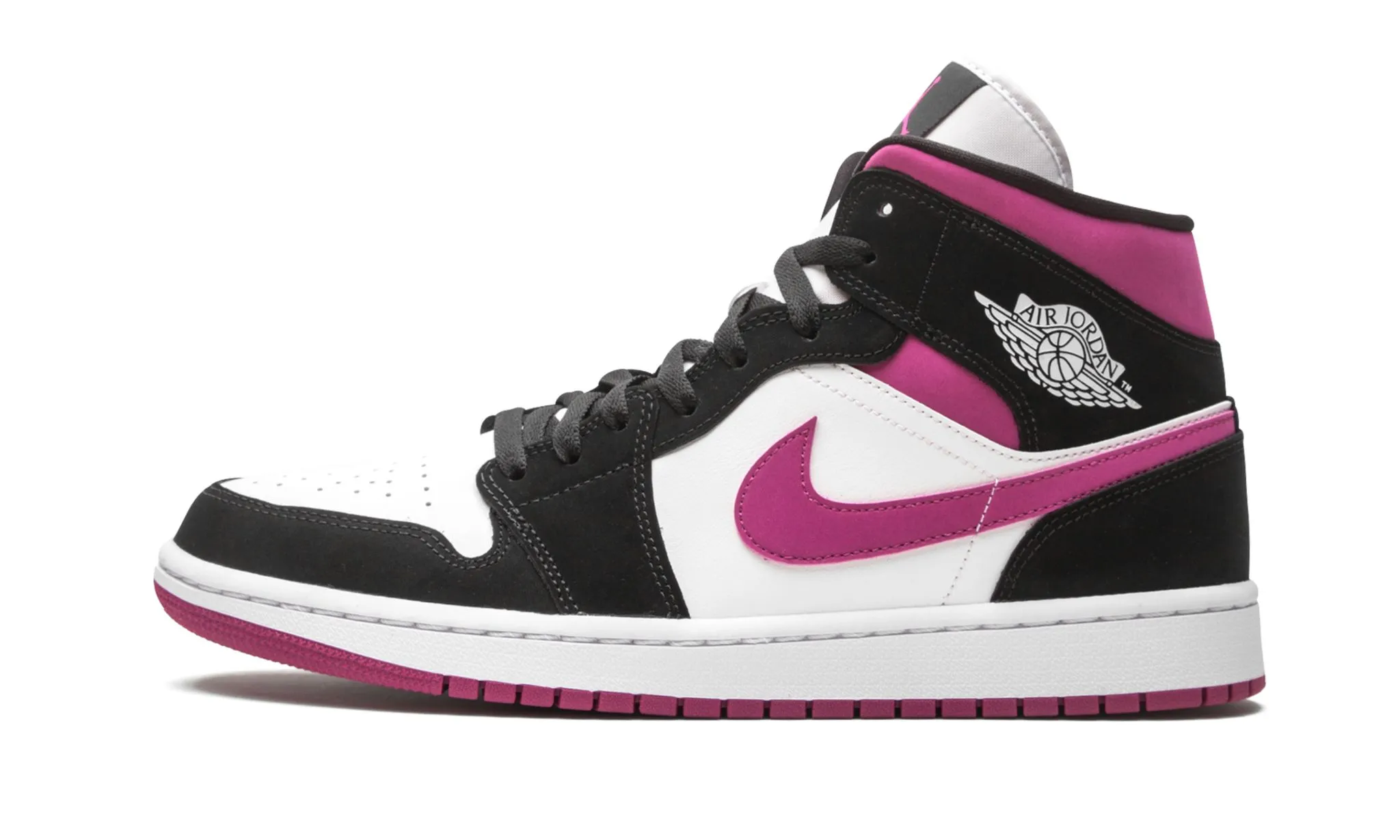 Flat Base City Jog Air Jordan 1 Mid W Magenta