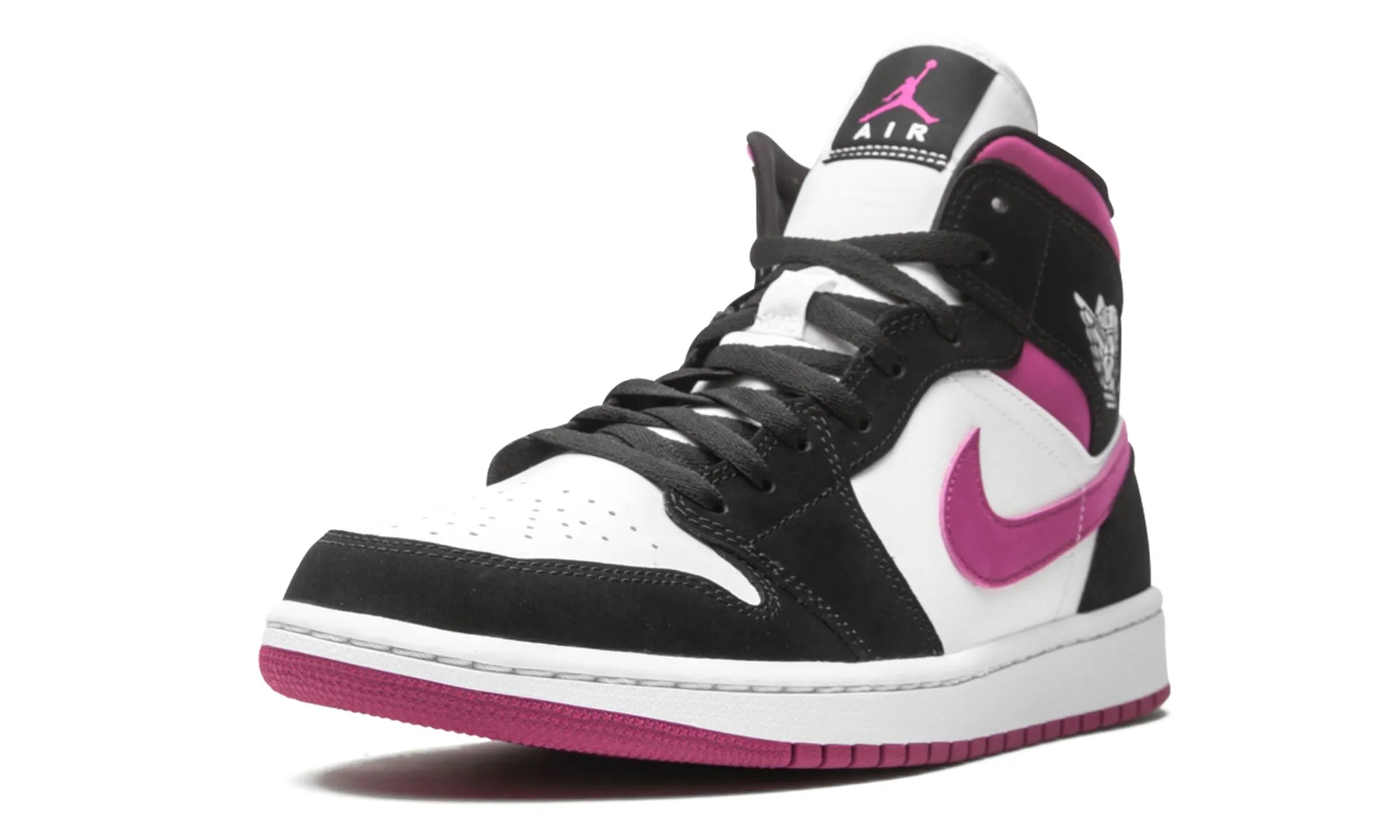 Air Jordan 1 Mid W Magenta Harbor Run Style Daily