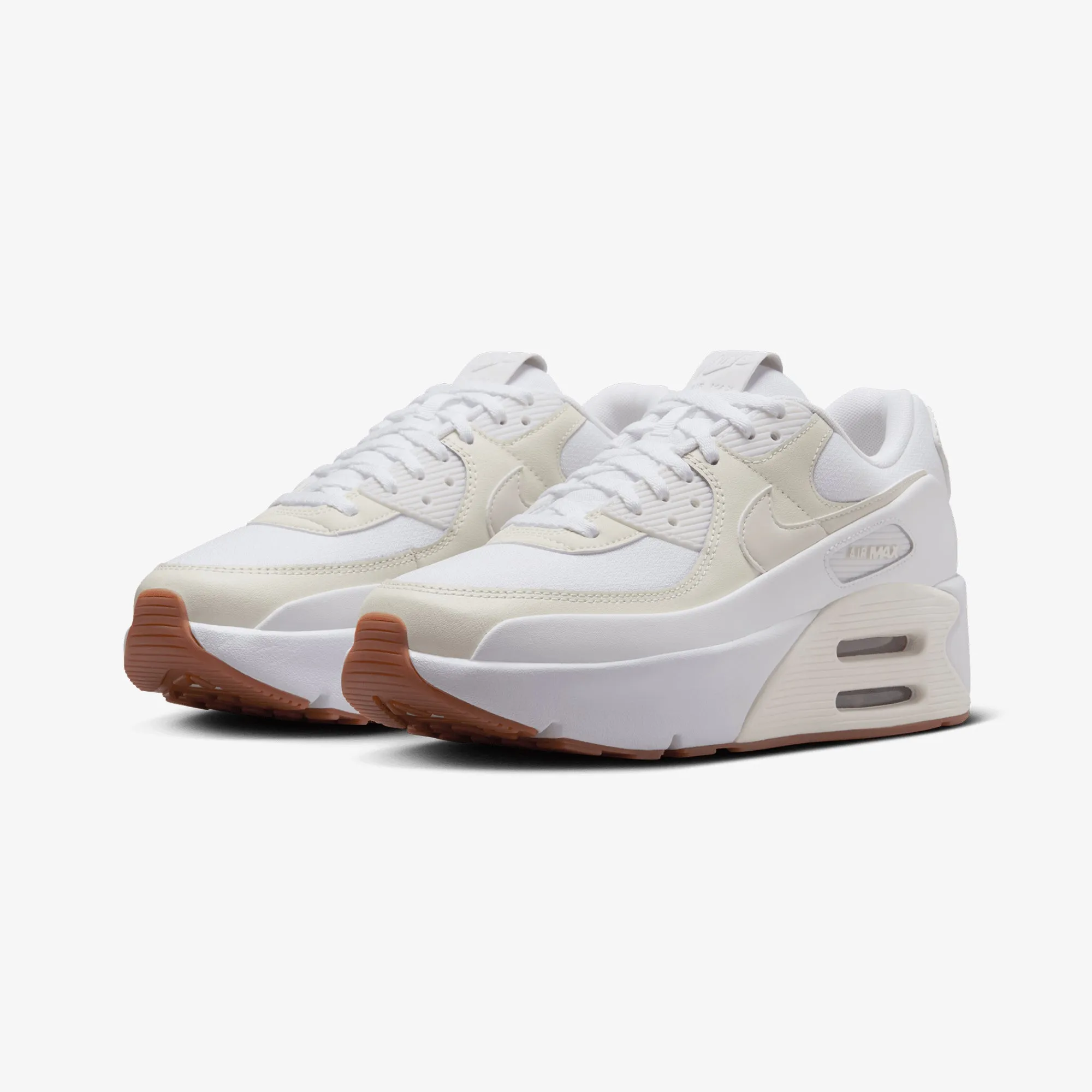 Stretchable Nike | AIR MAX 90 LV8 { WHITE/SAIL-SOFT PEARL-PLATINUM TINT
