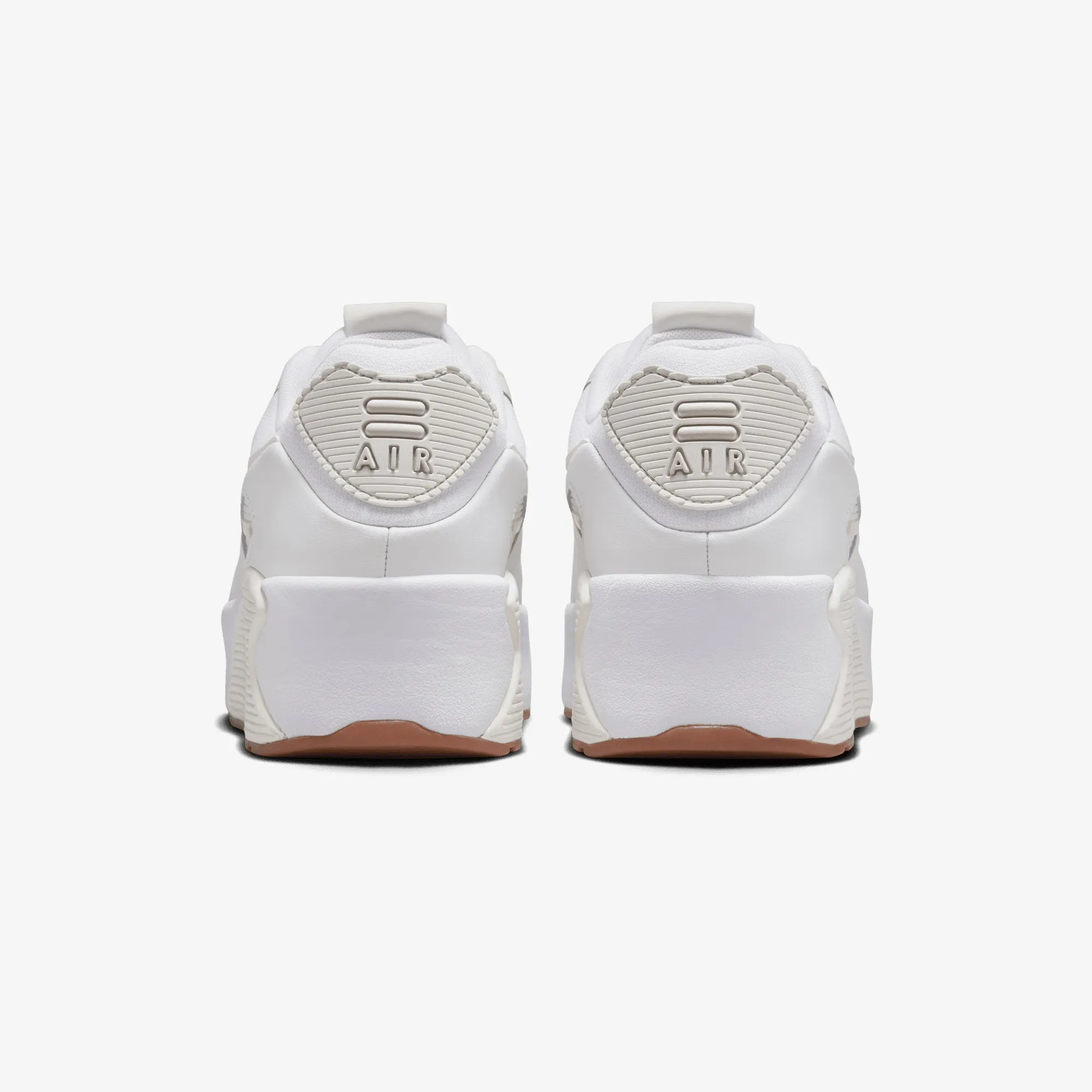 Nike | AIR MAX 90 LV8 { WHITE/SAIL-SOFT PEARL-PLATINUM TINT Bold Tone ergonomic