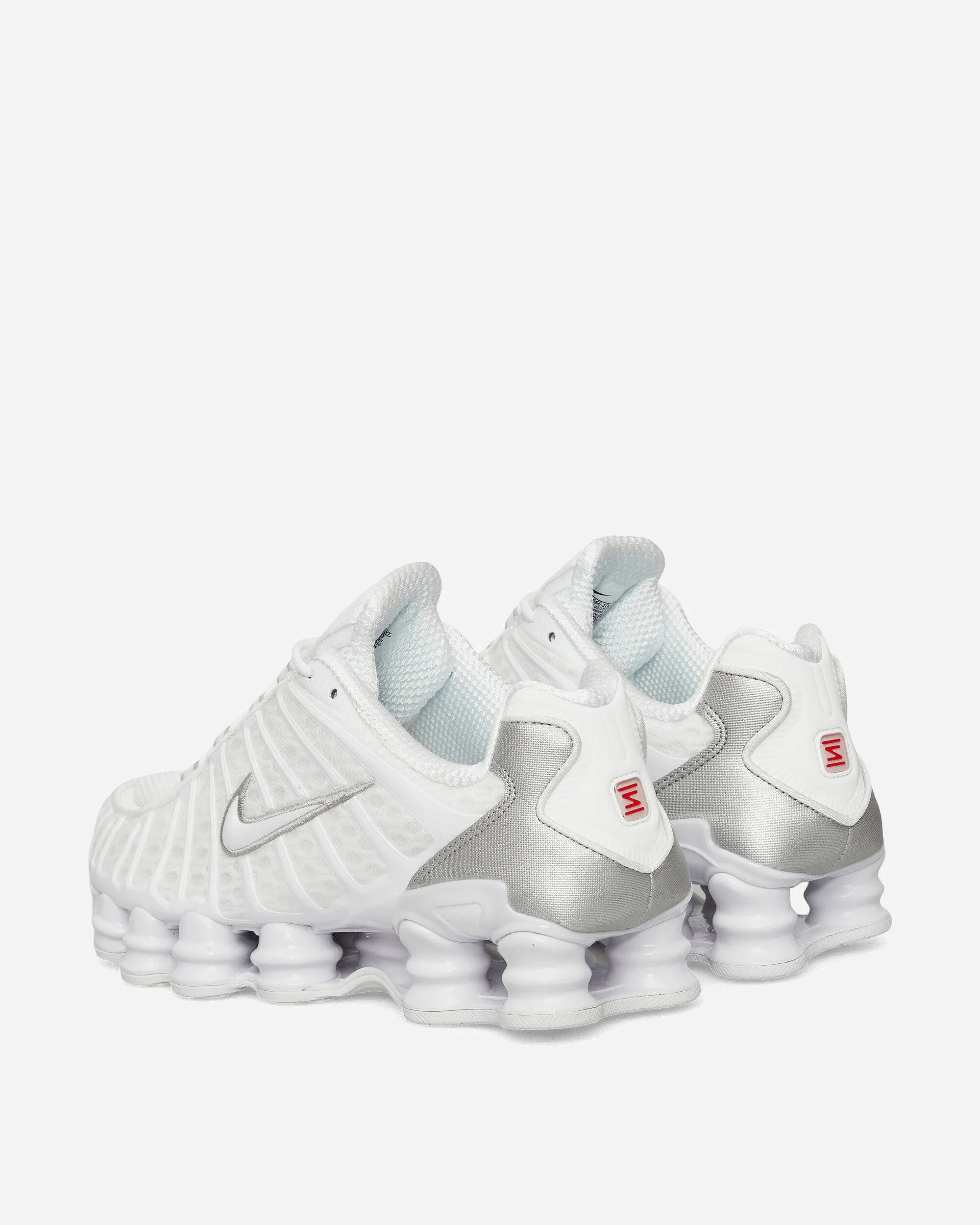Women's Shox TL Sneakers White / Metallic Silver Metal Edge Comfort