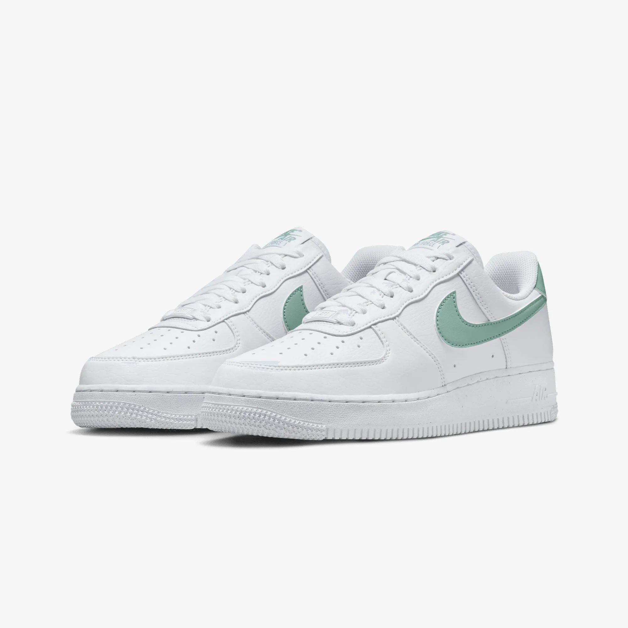 Supportive Adjustable Fit NIKE | AIR FORCE 1 '07 NEXT NATURE { WHITE/CANNON-WHITE