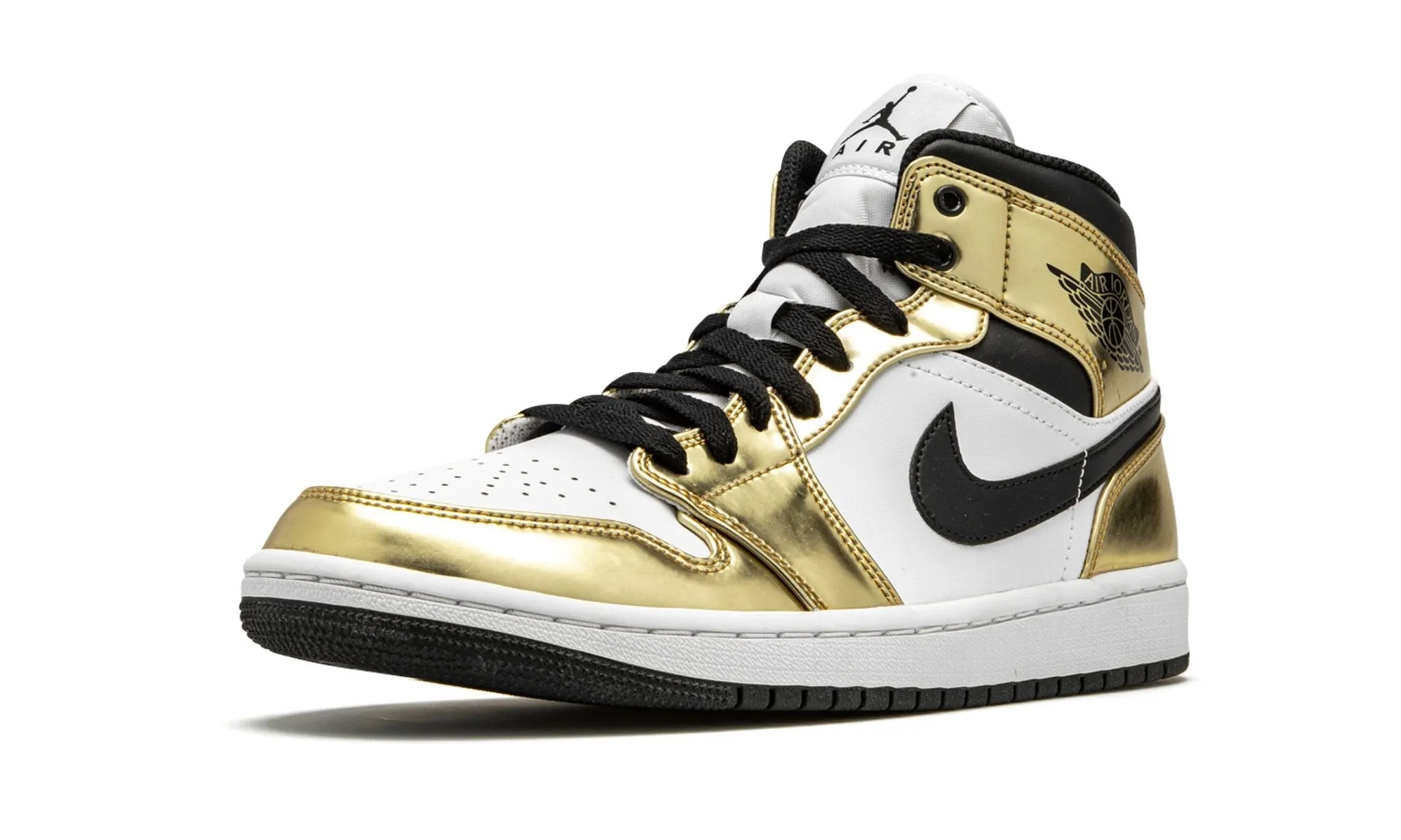 Sunny Wear Air Jordan 1 Mid SE Metallic Gold