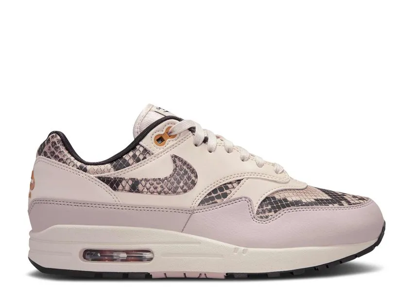 Nike Air Max 1 Snakeskin Light Orewood Brown Dynamic Style Sand Stroll