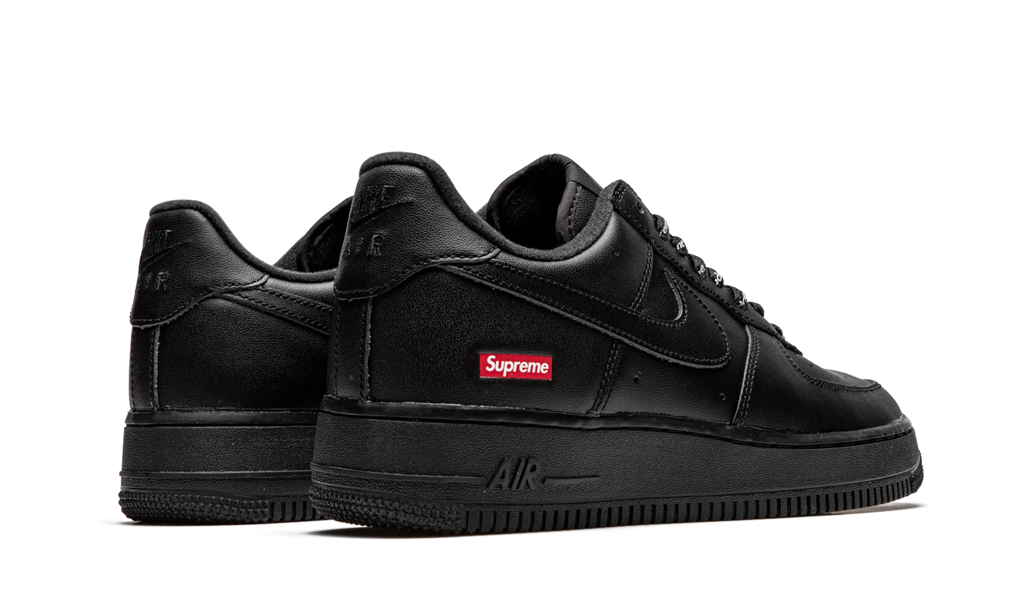 Nike X Supreme AF1 Low "Box Logo" Black Winter Cozy group run