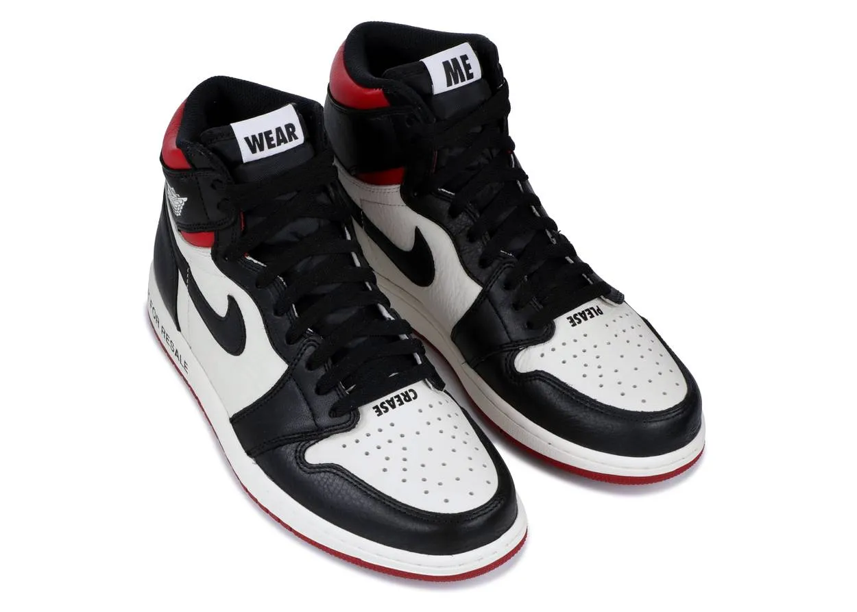 Air Jordan 1 Retro High "Not for Resale" Red Light Journey Bus Hop