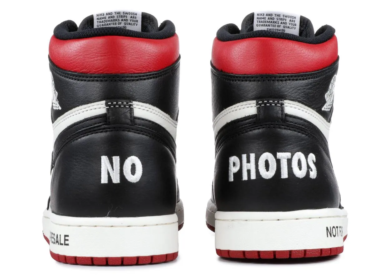 Air Jordan 1 Retro High "Not for Resale" Red Heat Proof Sporty Edge