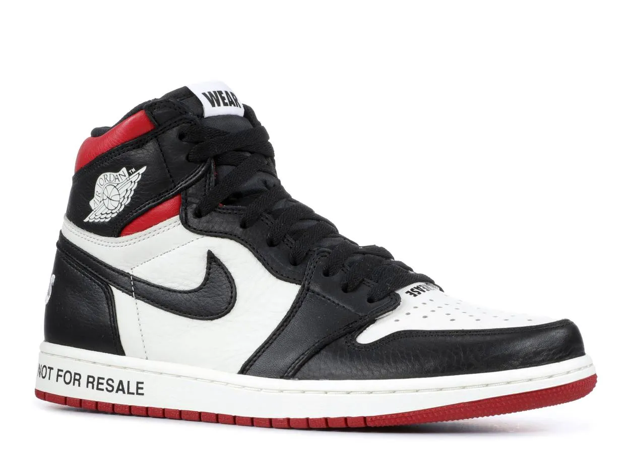 Air Jordan 1 Retro High "Not for Resale" Red Pet Play Always Ready
