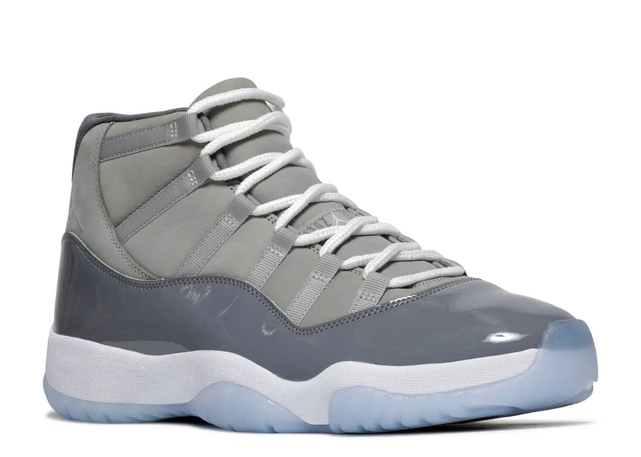 Air Jordan 11 Retro Cool Grey Leather Upper
