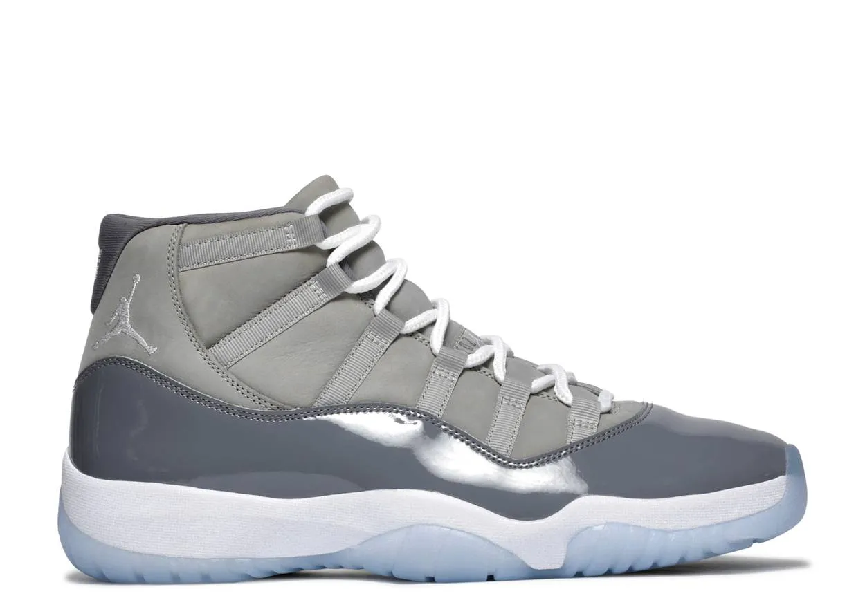 Air Jordan 11 Retro Cool Grey Silver Shine Fashion Glow
