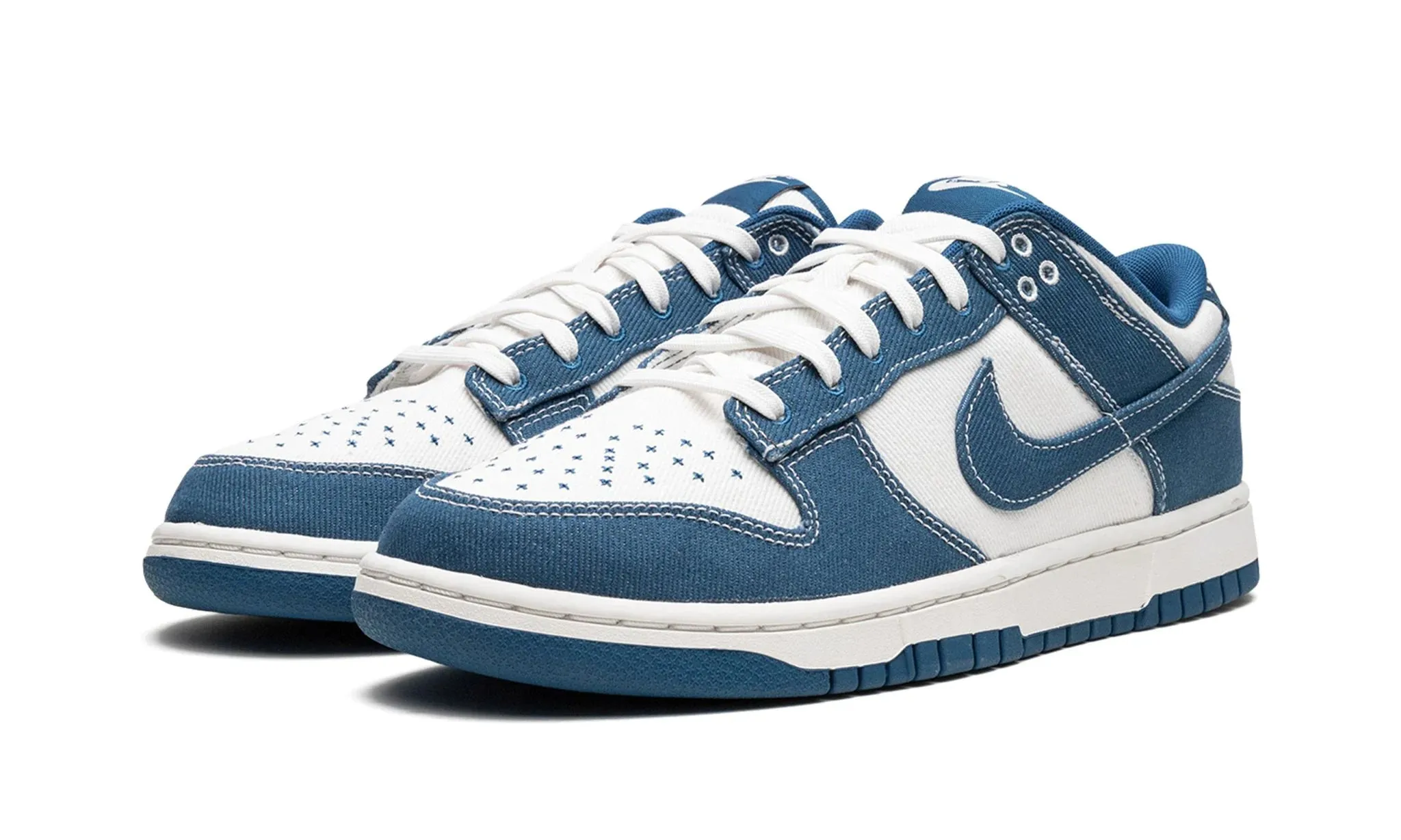 Durable Travel Choice Nike Dunk Low "Industrial Blue - Sashiko"