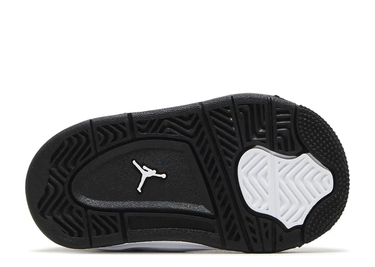Non-Slip Sole Air Jordan 4 Retro White Thunder (TD)
