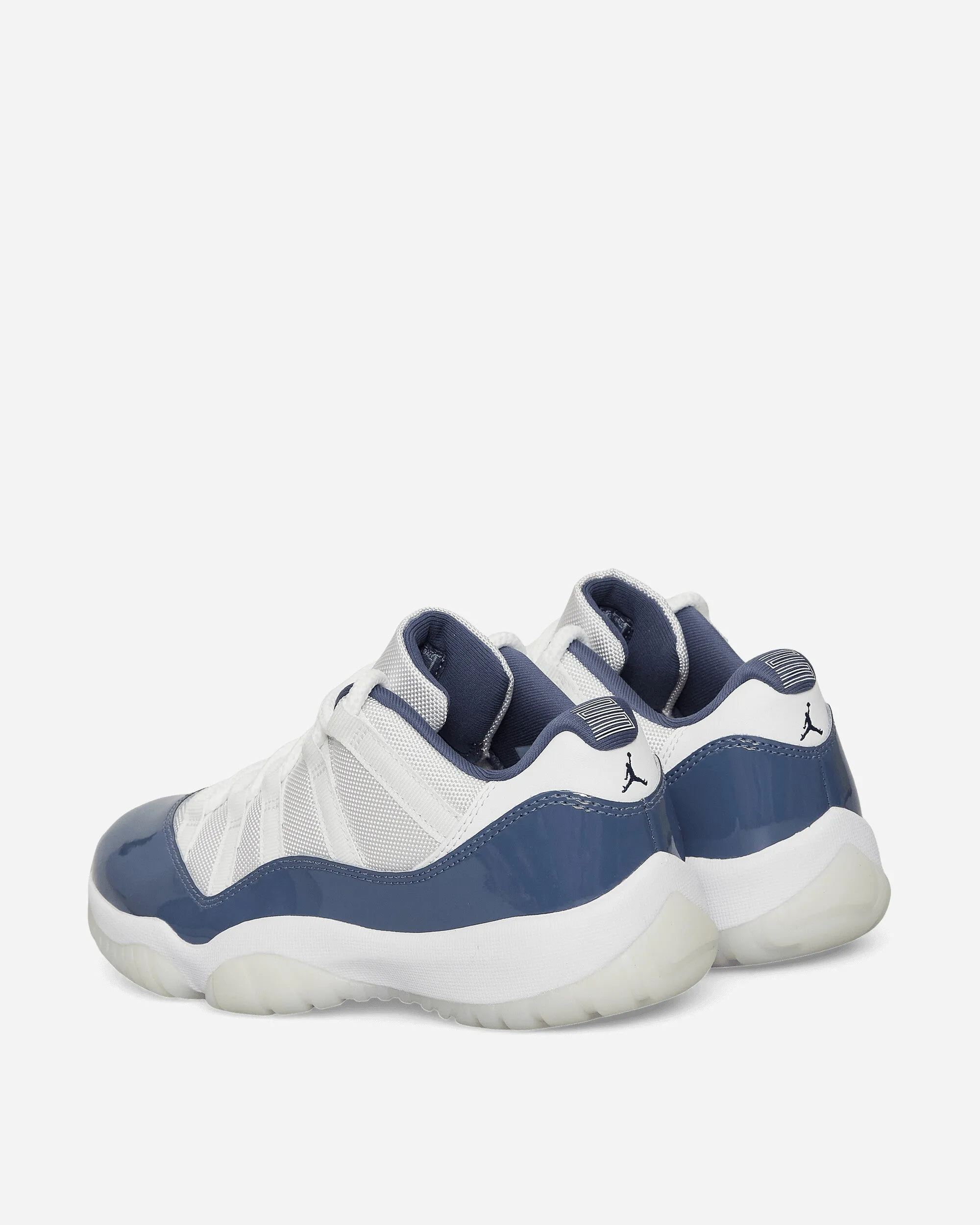 Air Jordan 11 Retro Low Sneakers Diffused Blue Pose Ready Street Edge