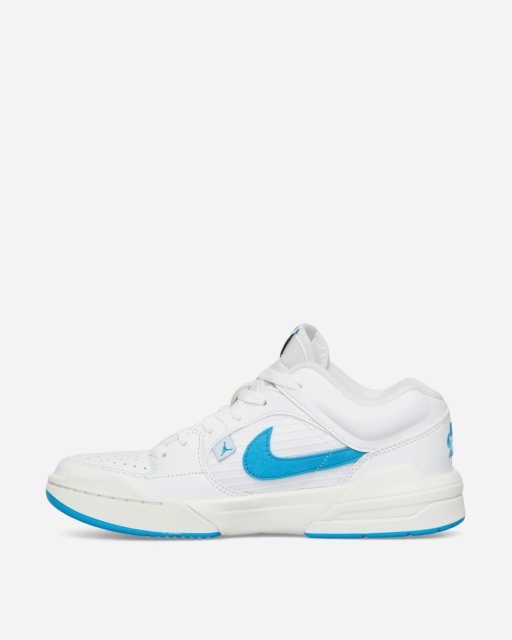 Freeze Proof Surf Mode Women's Jordan Stadium 90 Sneakers White / Dark Powder Blue
