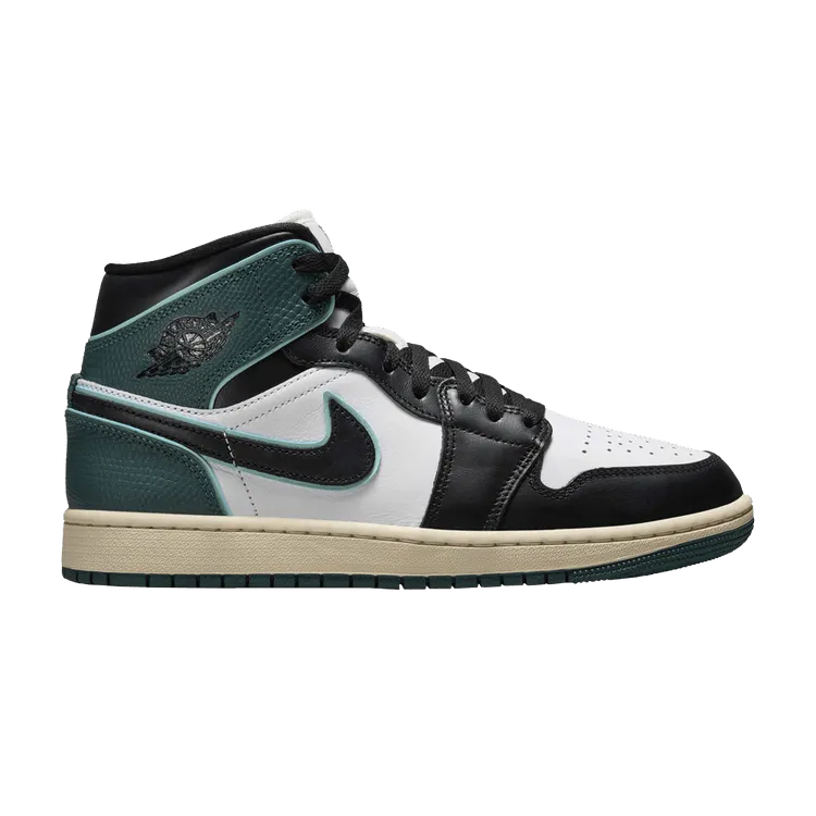 Wmns Air Jordan 1 Mid 'Oxidized Green' Field Step No Pressure