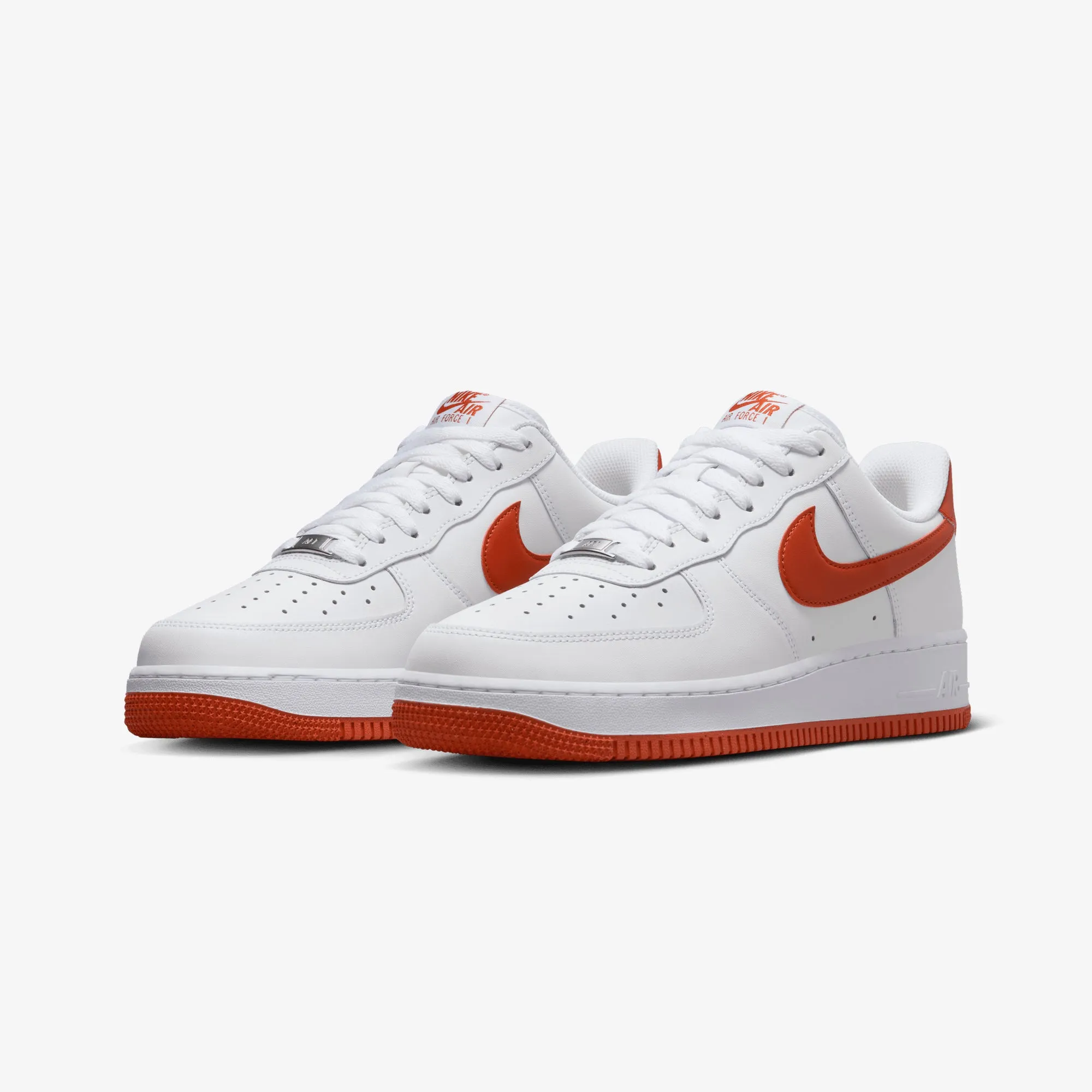 Crystal Glow NIKE | AIR FORCE 1 '07 { WHITE/DRAGON RED-WHITE