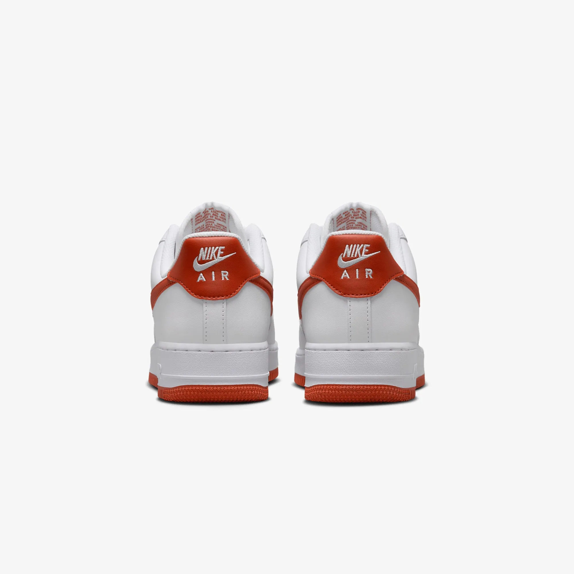 Garden Mood slow walk NIKE | AIR FORCE 1 '07 { WHITE/DRAGON RED-WHITE