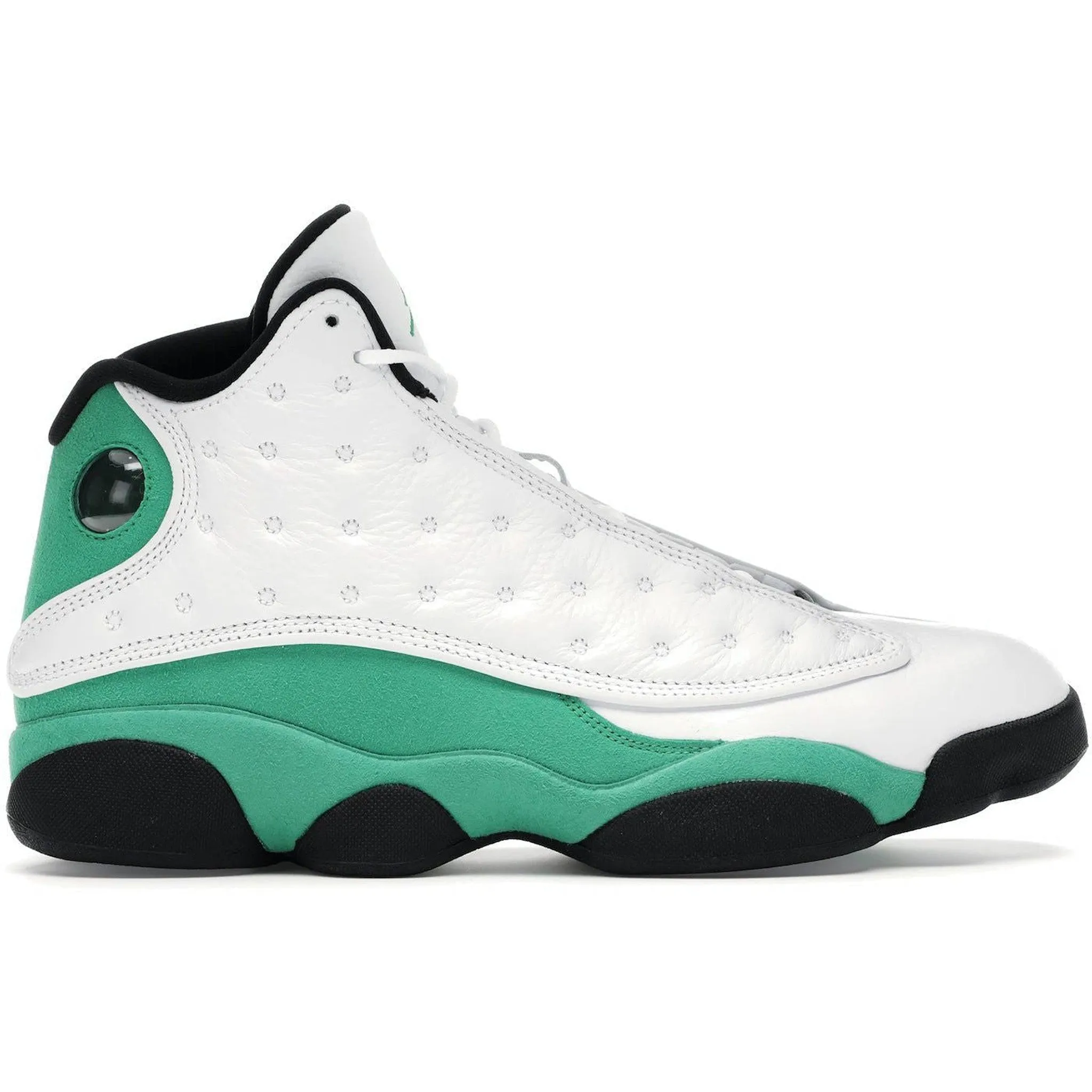 Street Ball Field Fast Jordan 13 Retro White Lucky Green