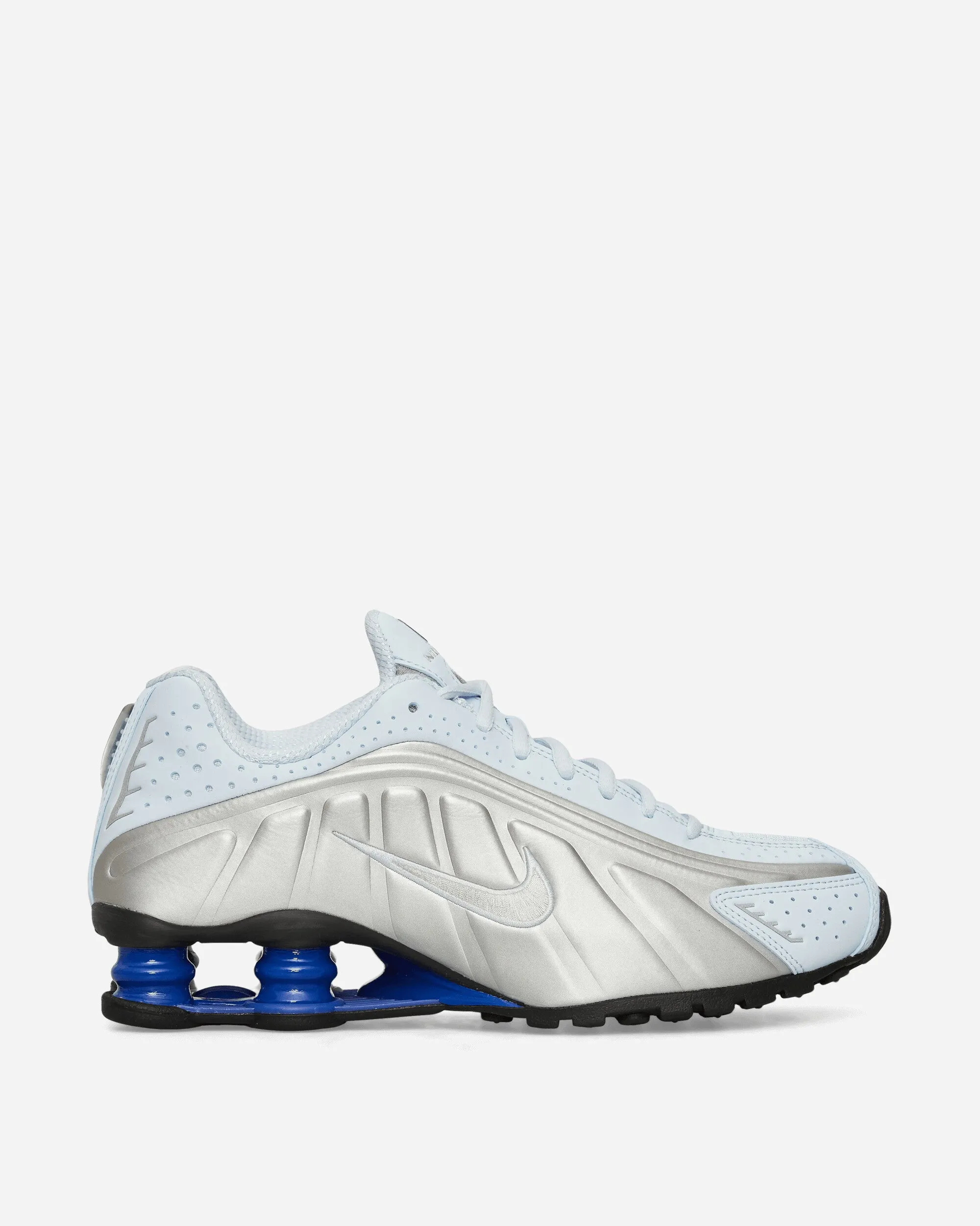 Night Glow Outdoor Fun Women's Shox R4 Sneakers Blue Tint / Metallic Silver
