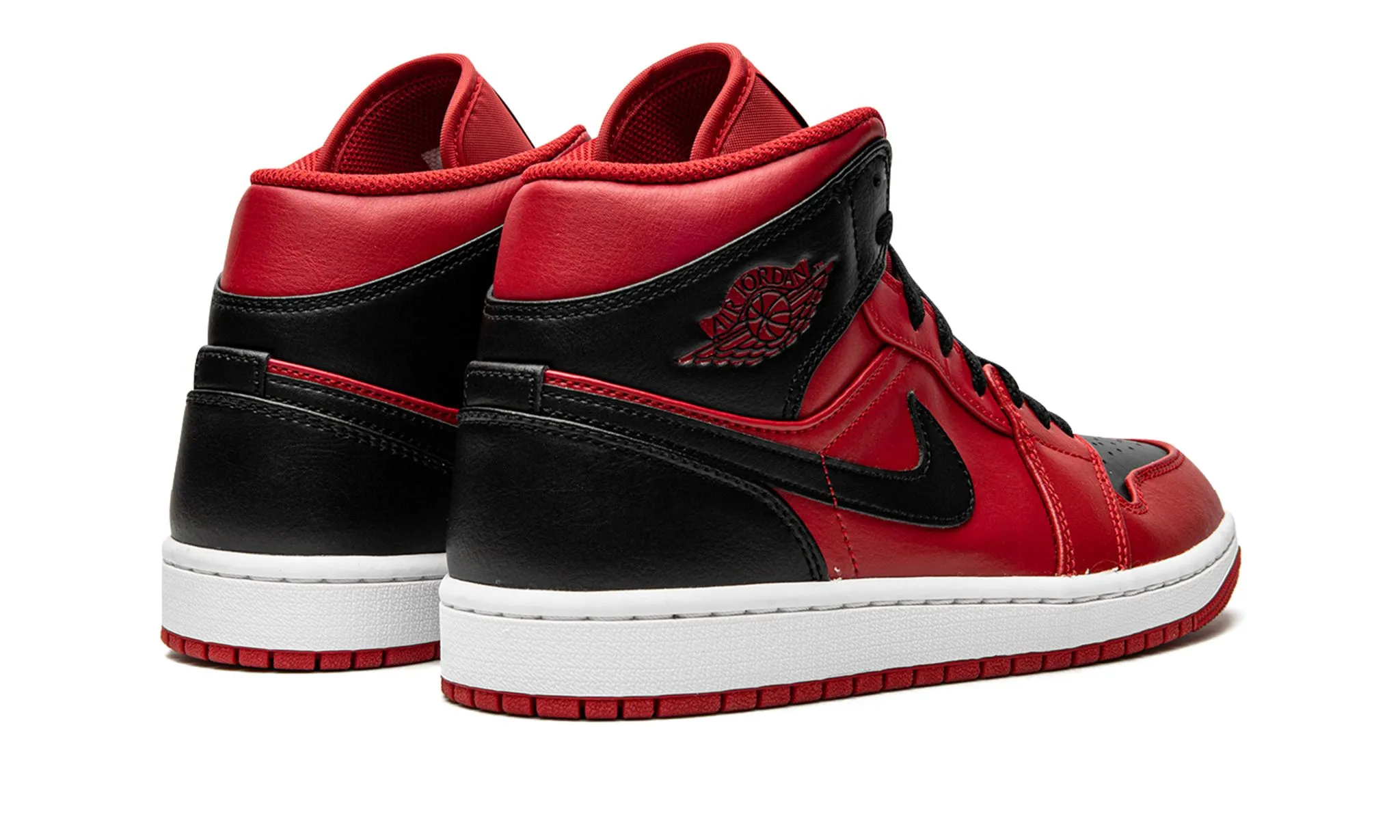 Air Jordan 1 Mid Reverse Bred Race Walk