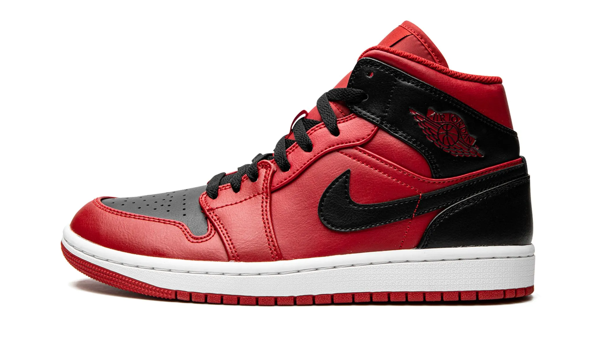 Cozy Design Air Jordan 1 Mid Reverse Bred