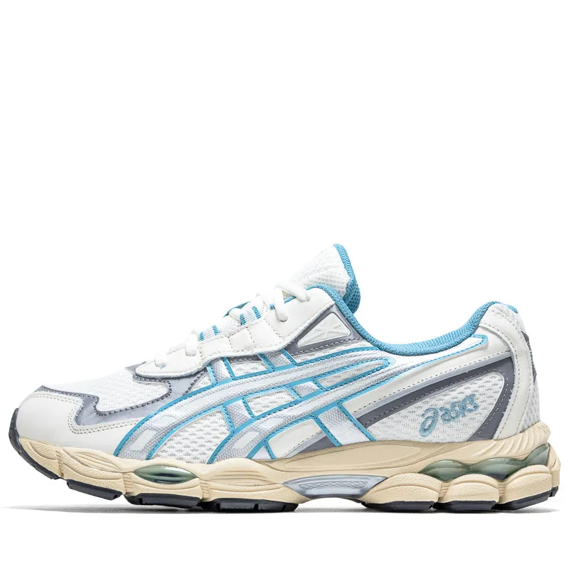 Asics Gel-NYC 2055 - Cream/Blue Teal Rubber Sole