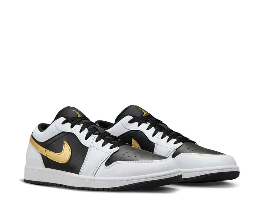 Sidewalk Walk Air Jordan 1 Low "Metallic Gold"