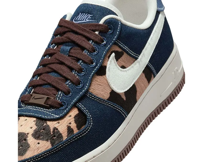 Nike Air Force 1 '07 W "Cheetah Blue Denim" Pet Pace