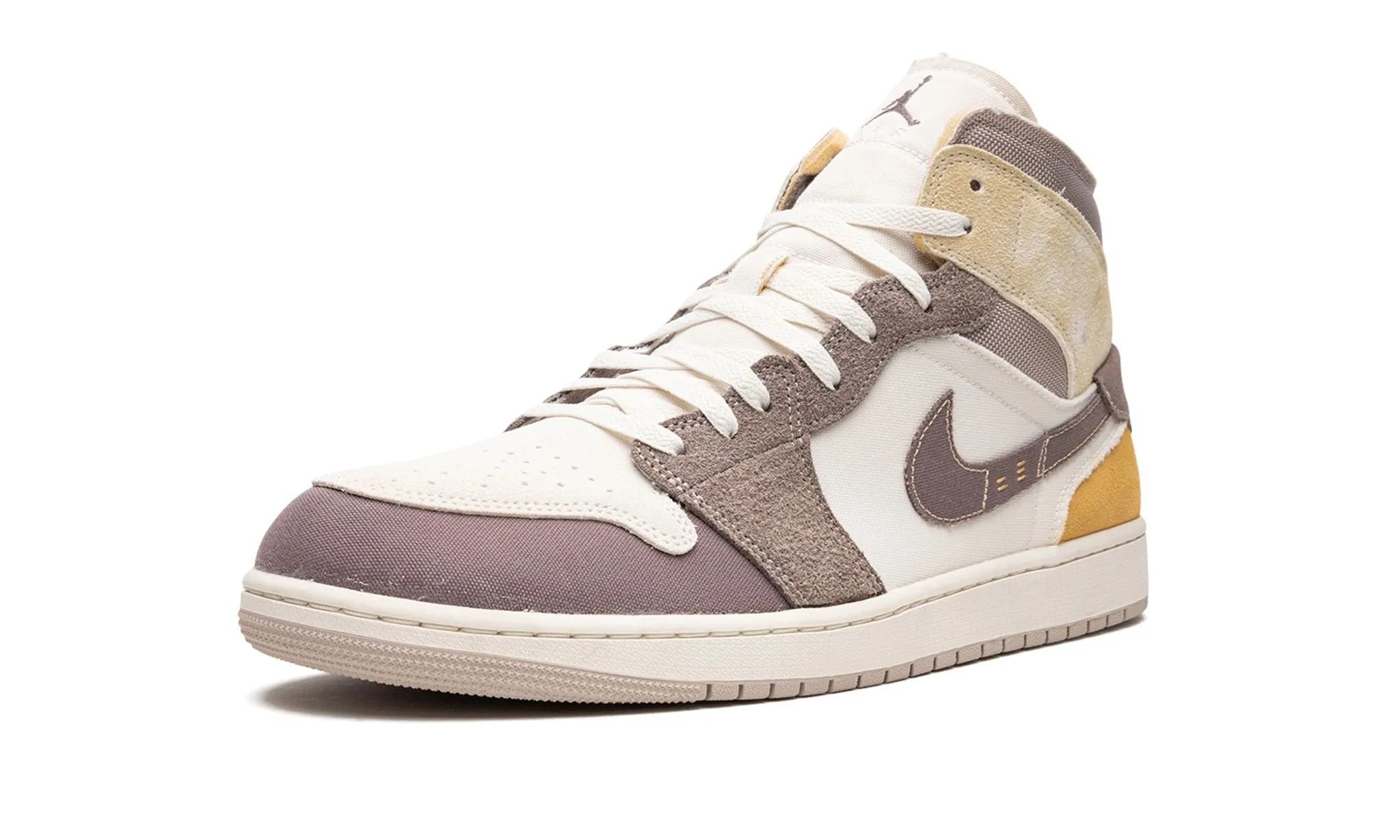 Air Jordan 1 Mid SE Craft Inside Out Taupe Haze City Stroll Foot Focus