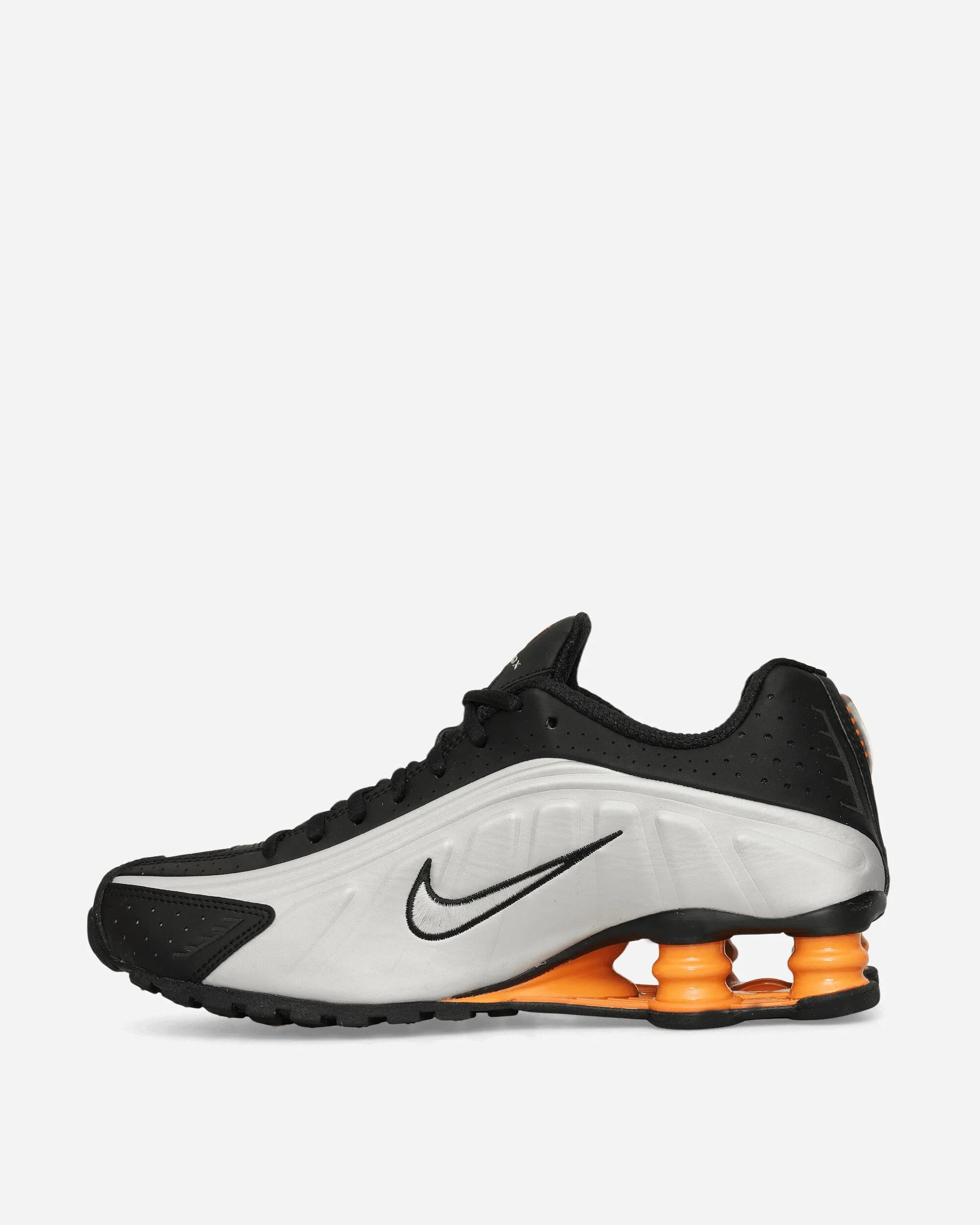Shox R4 Sneakers Metallic Silver / Black / Bright Mandarin Earth Mood Quick Flex