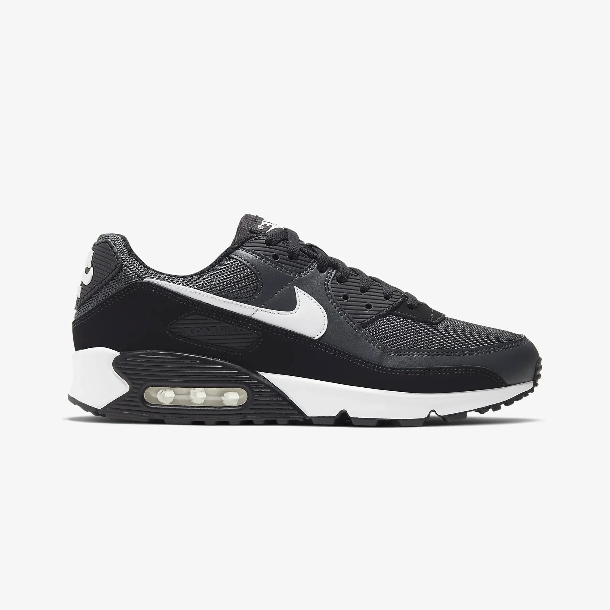 Synthetic Upper Nike | AIR MAX 90 { DARK SMOKE GREY