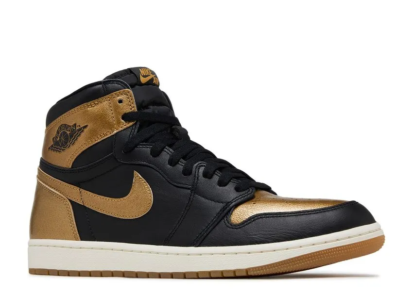 Stand All Day Air Jordan 1 Retro High OG Black Metallic Gold