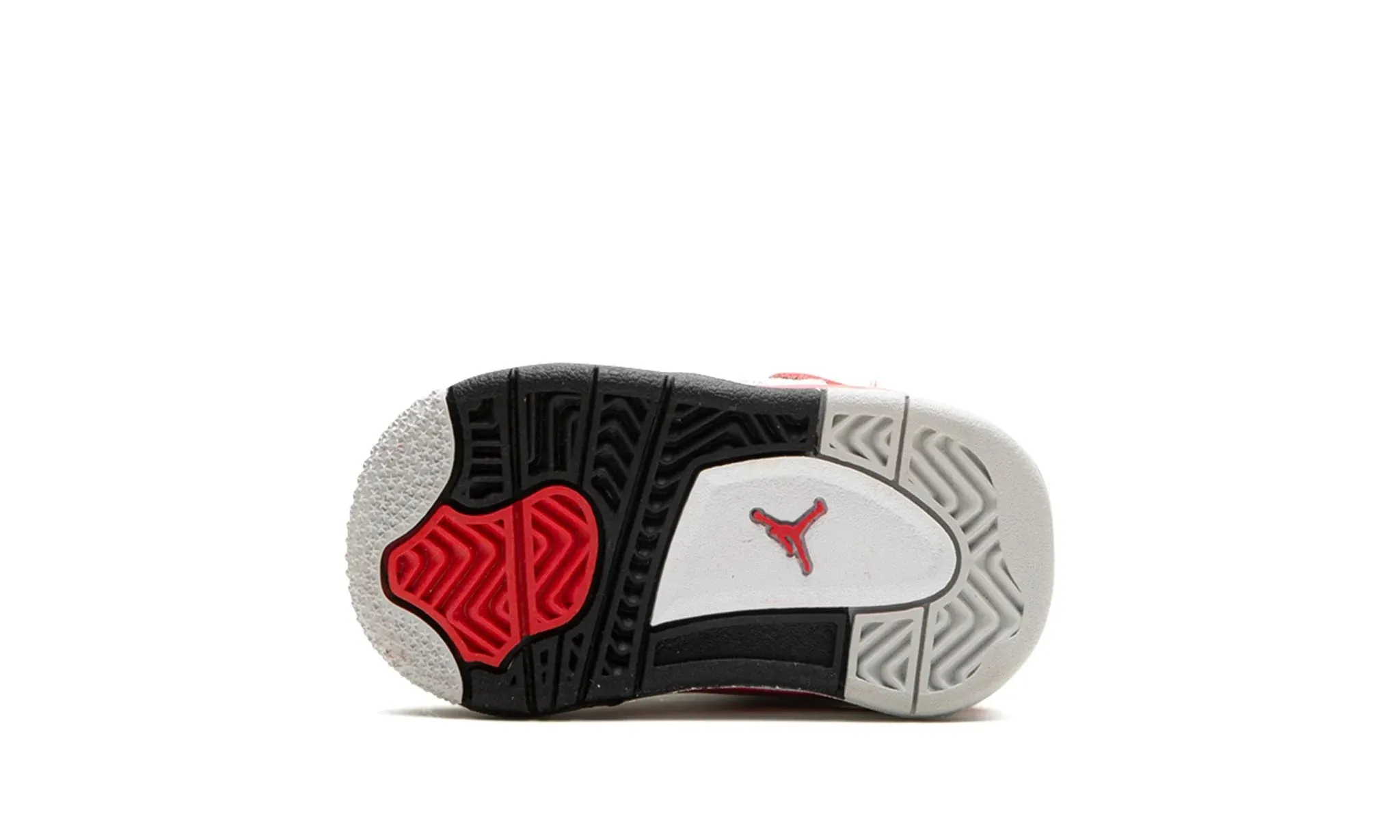 Jordan 4 Retro "Red Cement" Toddler Street Movement Lace Up Design