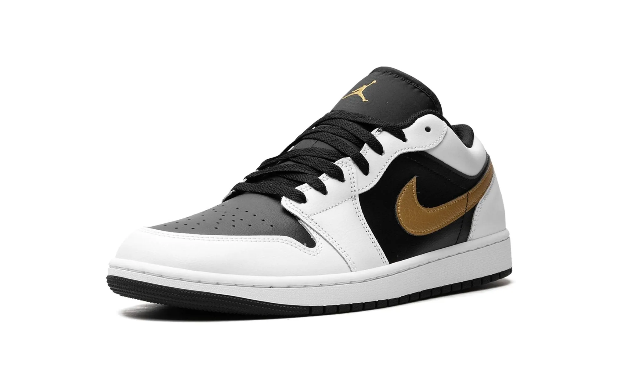 Air Jordan 1 Low 'Gold Swoosh' Strong Step
